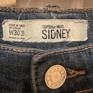 Topshop Moto Sidney Denim Jeans